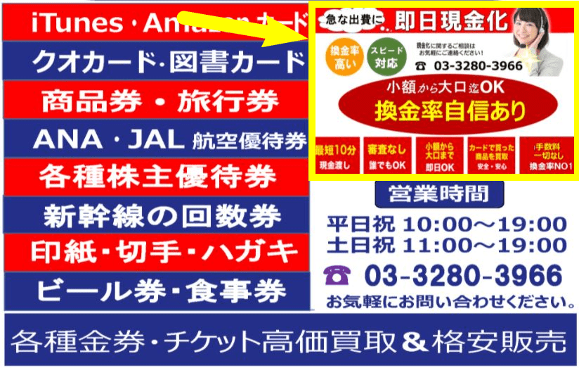 ケイネット恵比寿現金化