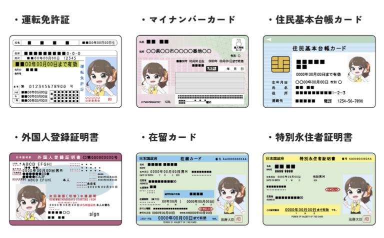 即日アリアちゃん必要書類
