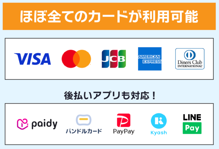 どんなときも。クレジット対応カード